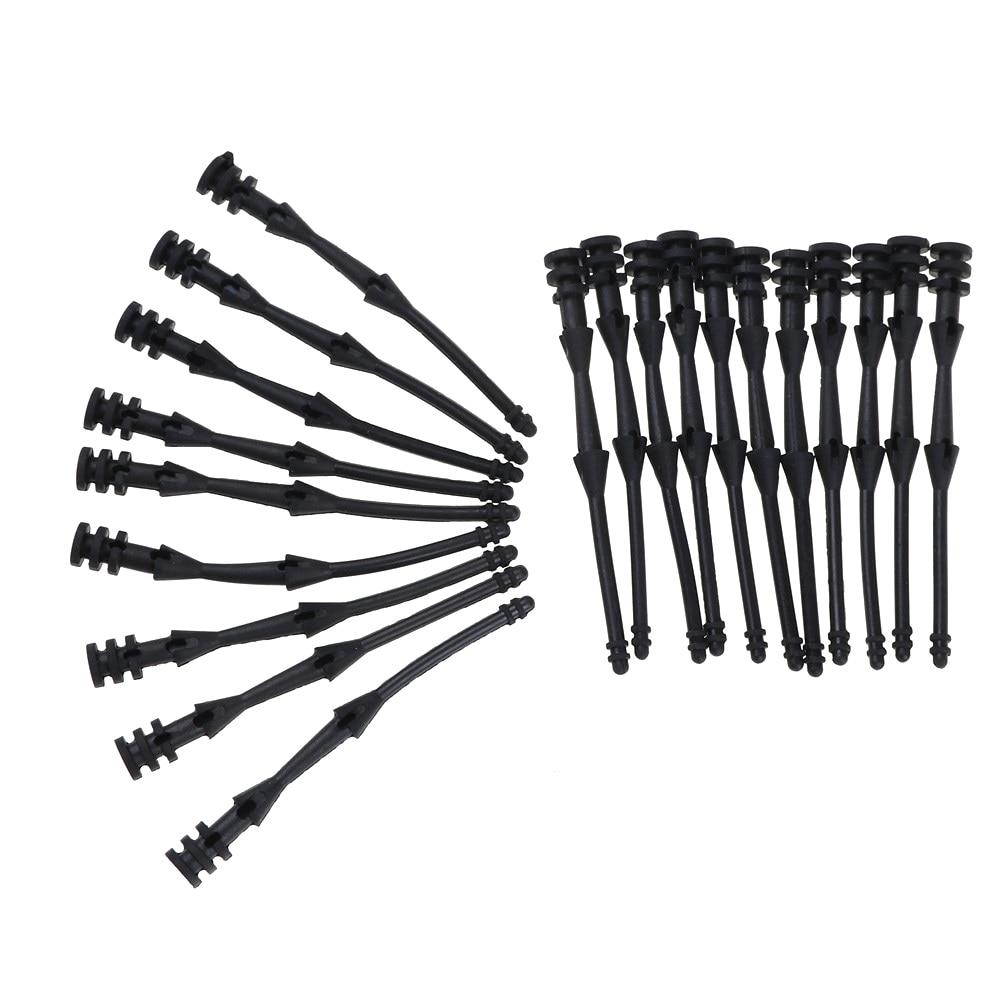 20 Pcs 65mm Screw Pin Rivet Rubber PC Fan Noise Absorbtion Fans Anti Vibration Mount Silicone Screws Noise Reduction Equipment