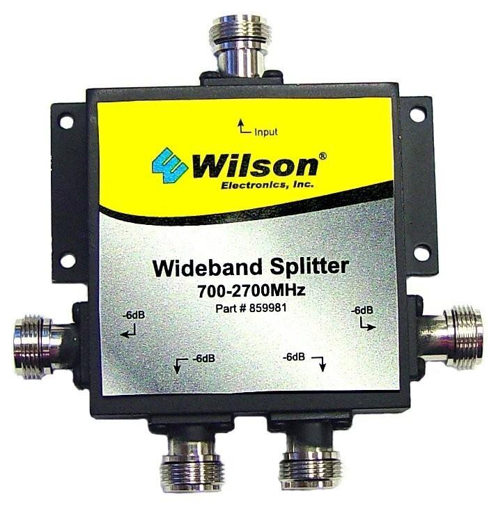 Wilson Electronics 859981 4-Way Signal Splitter