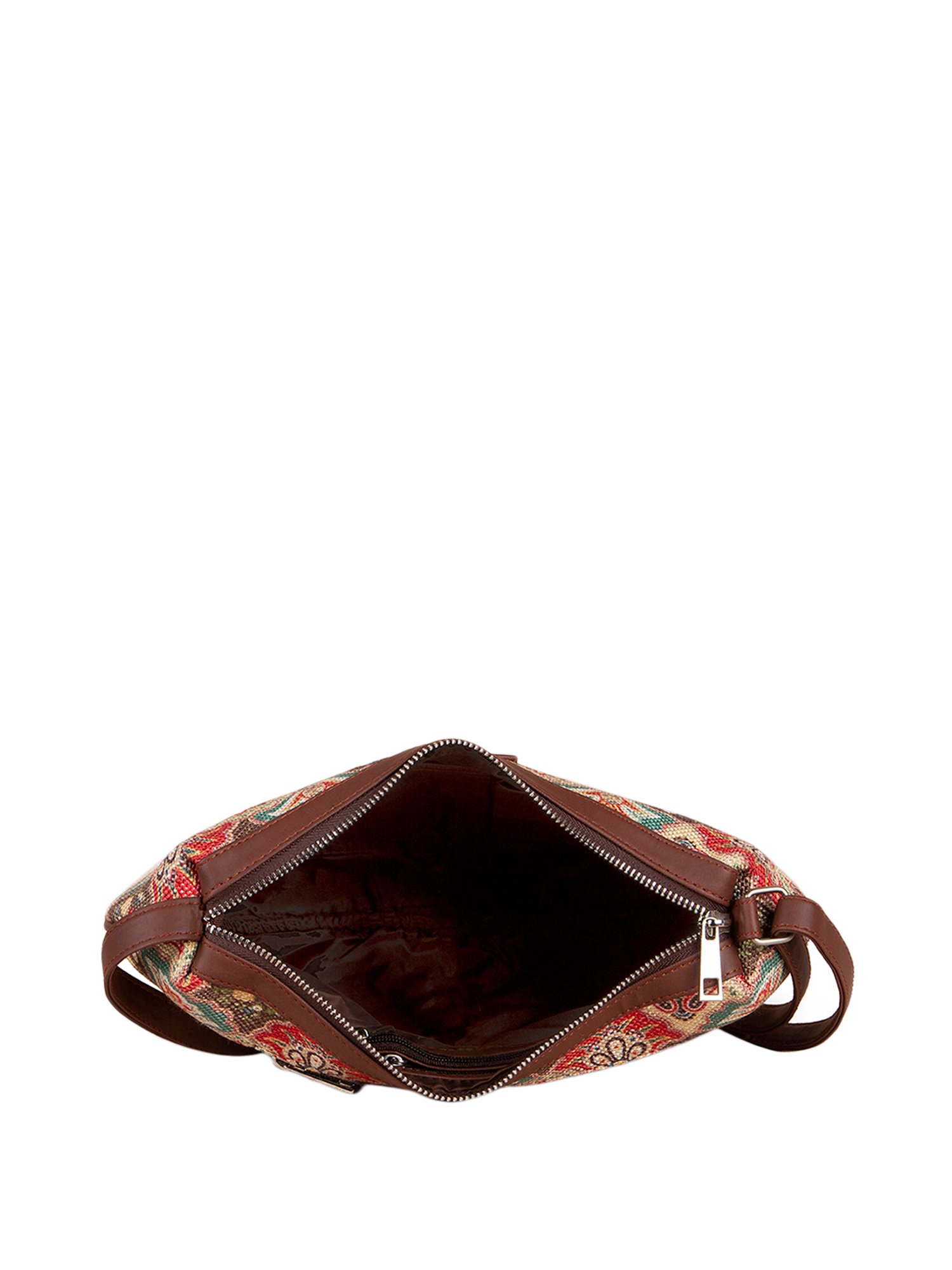 ZOUK Multicolor Printed Medium Sling Handbag