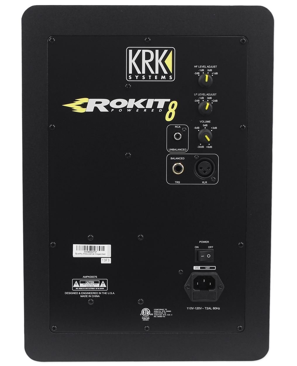 KRK RP8-G3 Rokit Active 8" Inch Studio Reference Monitors - Latest Gen With Updated Bi-Amped Class A/B Amplifier For Higher Performance at Lower Distortion + KRK KRK10S 10" 225 Watt Powered Active