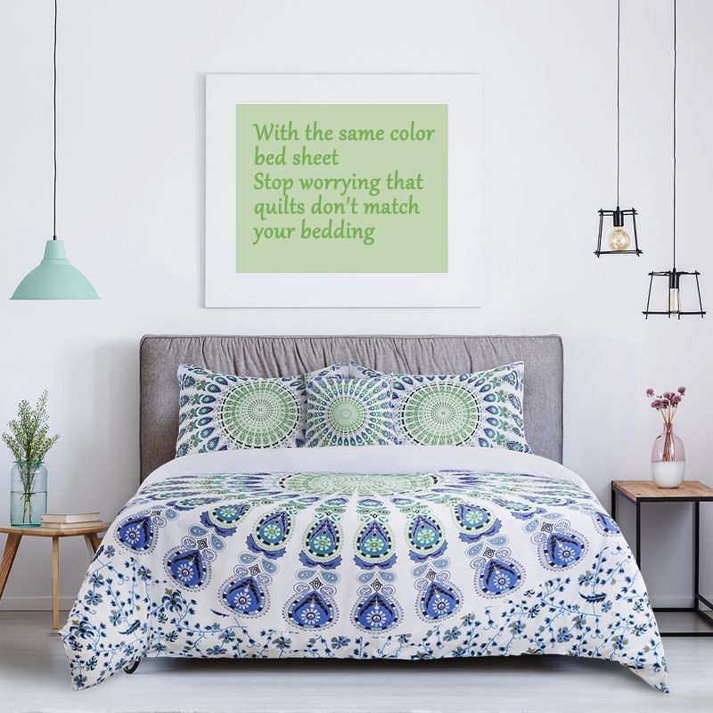 King Oakdale Duvet Cover Set Gray - Stone Cottage