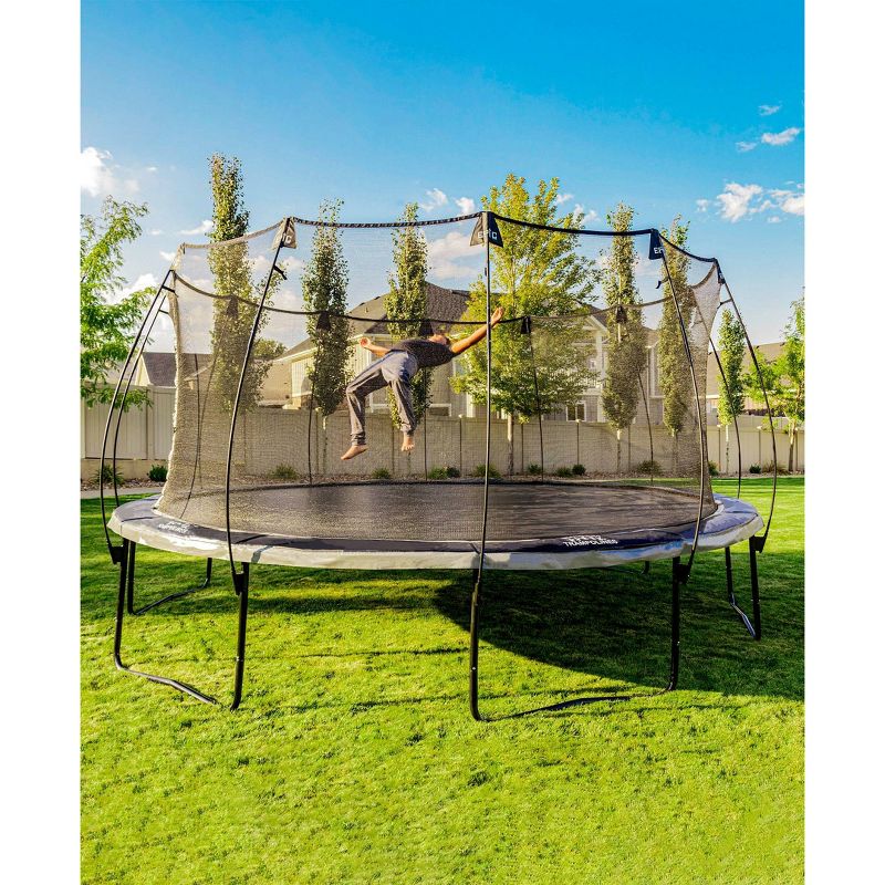 Skywalker Trampolines Epic Series 16' Round Trampoline - Black/Gray