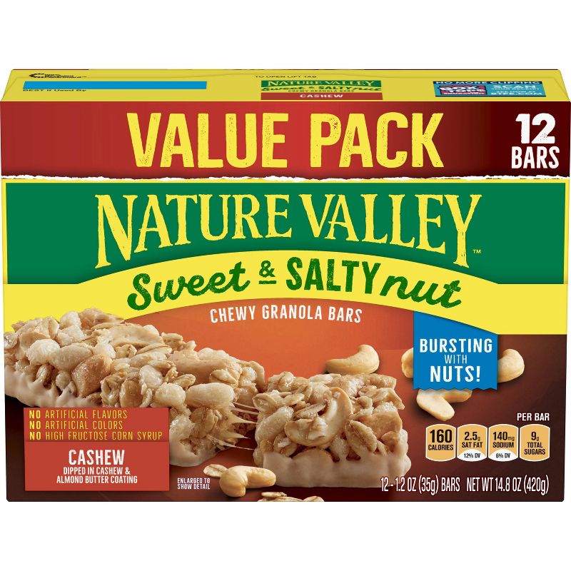 Nature Valley Sweet and Salty Cashew Value pack - 18.8oz