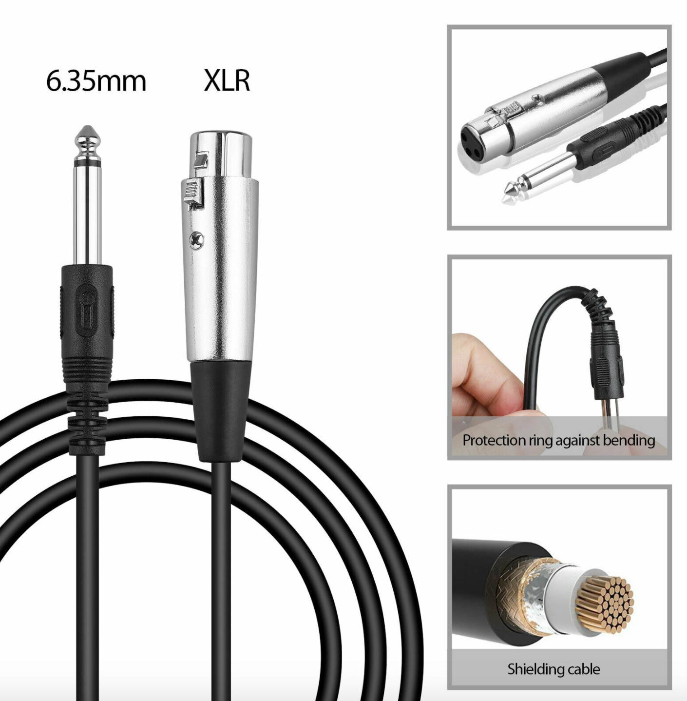 Professional Handheld Wired Dynamic Microphone Audio Karaoke Singing Vocal Music