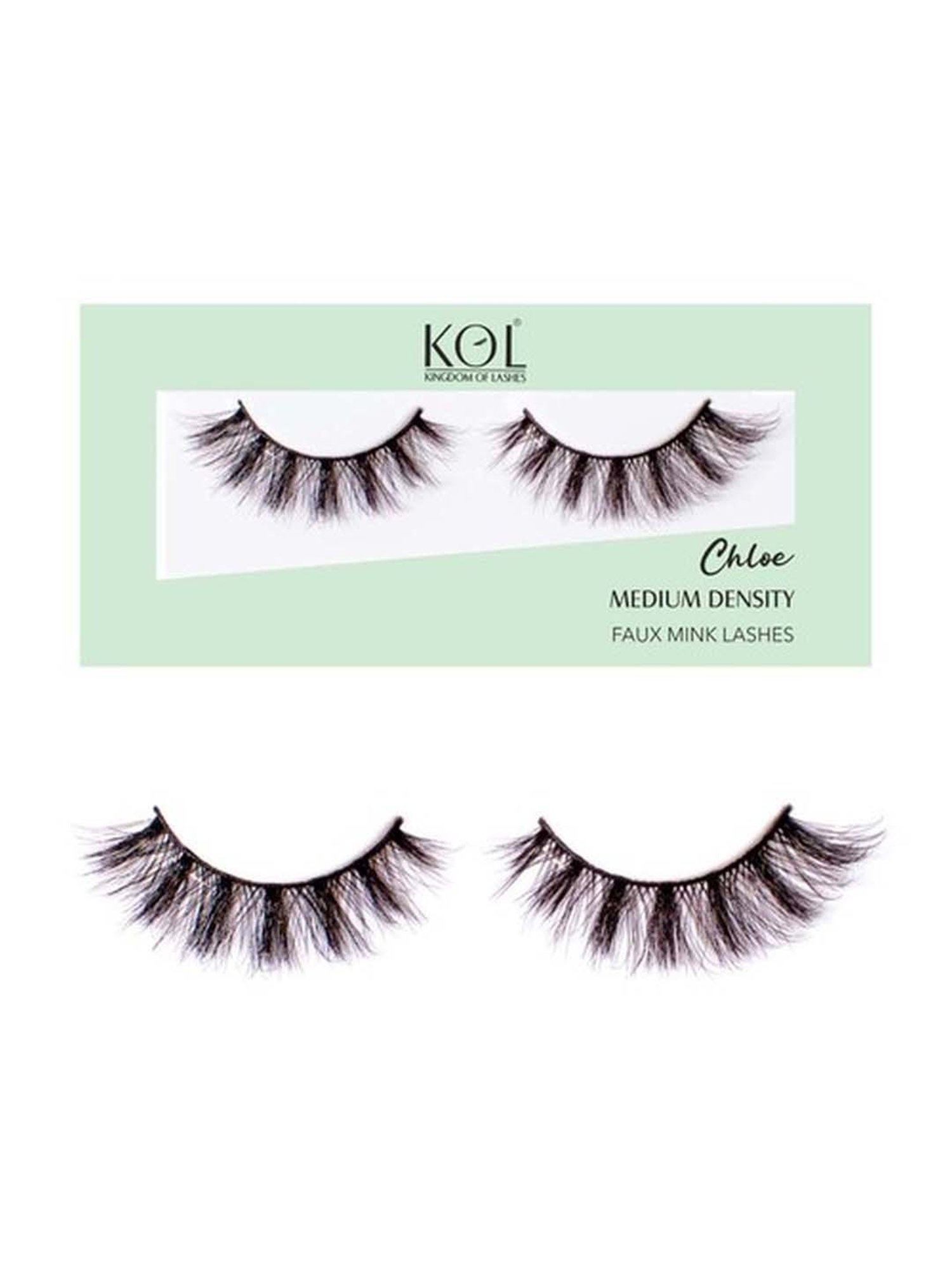 Kingdom Of Lashes Medium Density Eyelashes Chloe - 2 gm