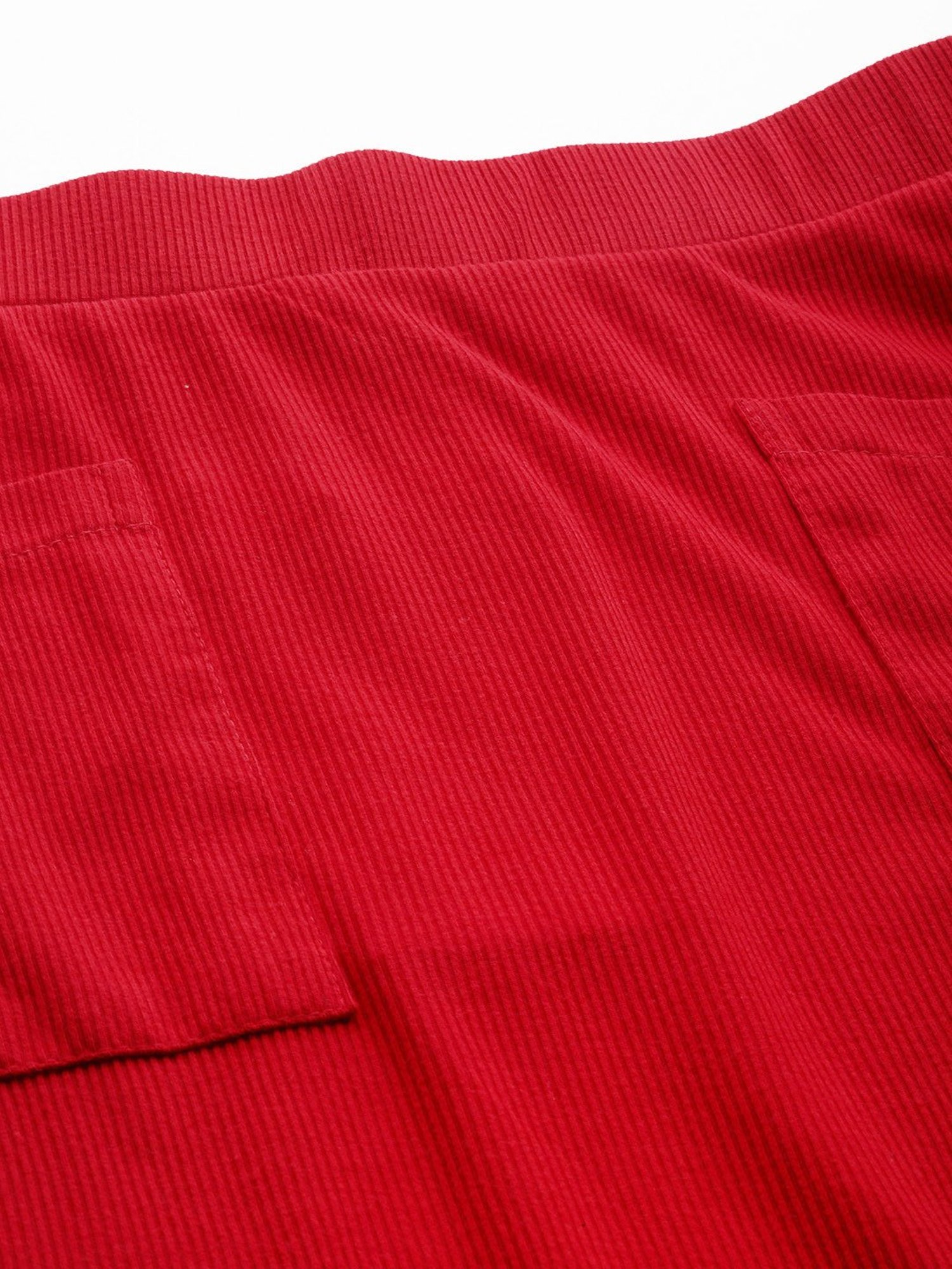 Belle Fille Sky Blue & Beige Printed Skirt