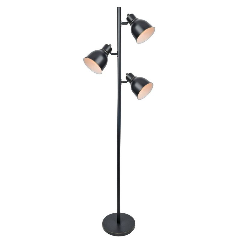 Galvin 3 Light Floor Lamp Dark Bronze  - Lite Source