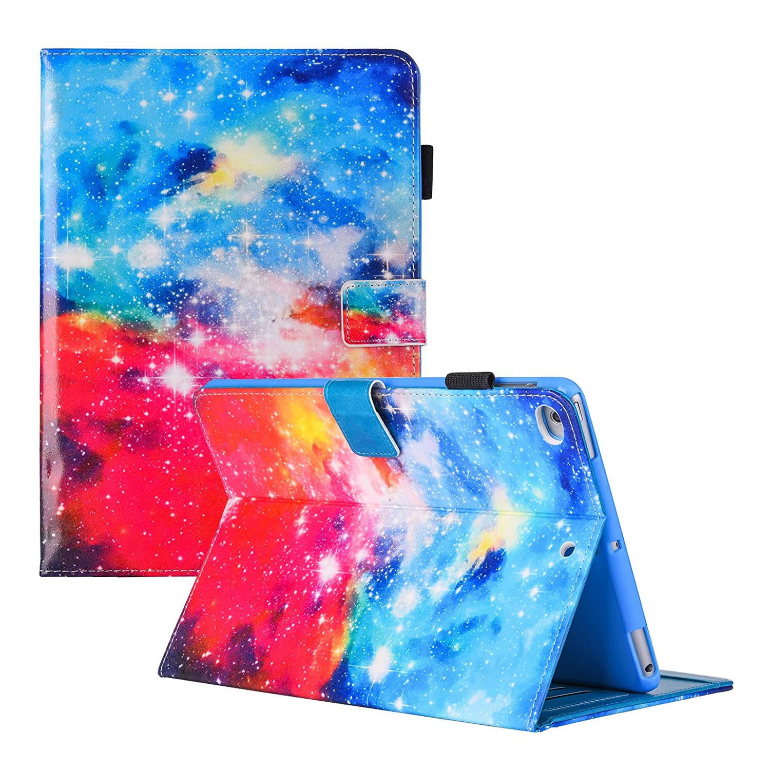 iPad Case, iPad 2/3/4 Case, Dteck Multi-Angle Viewing Folio Protective Cover with Auto Sleep Wake Smart Protective Wallet Cover for Apple iPad 2, iPad 3 & iPad 4th Generation, Star Party