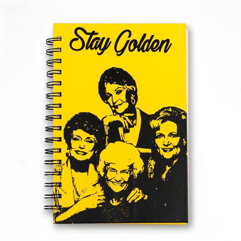 Just Funky Golden Girls "Stay Golden" Spiral Notebook | Officially Licensed ABC Merch