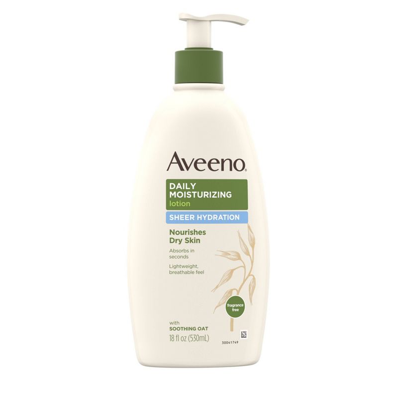Unscented Aveeno Sheer Hydration Daily Moisturizing Lotion - 18 fl oz