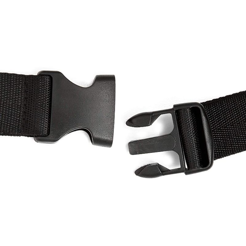 Red Fanny Pack with Adjustable Strap 33-52 In in Faux Leather, Plus Size (Unisex)