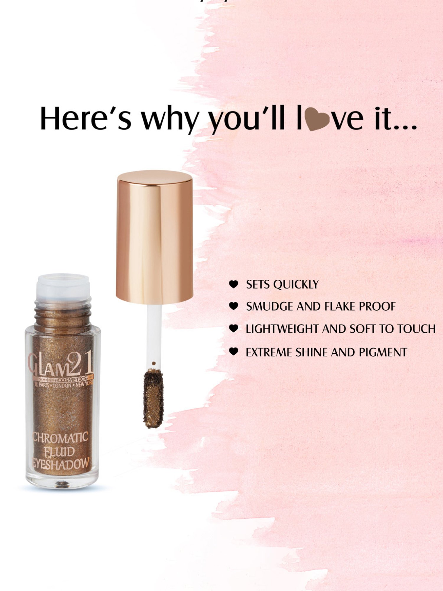 Glam21 Chromatic Fluid Eyeshadows 08 - 7.5 gm