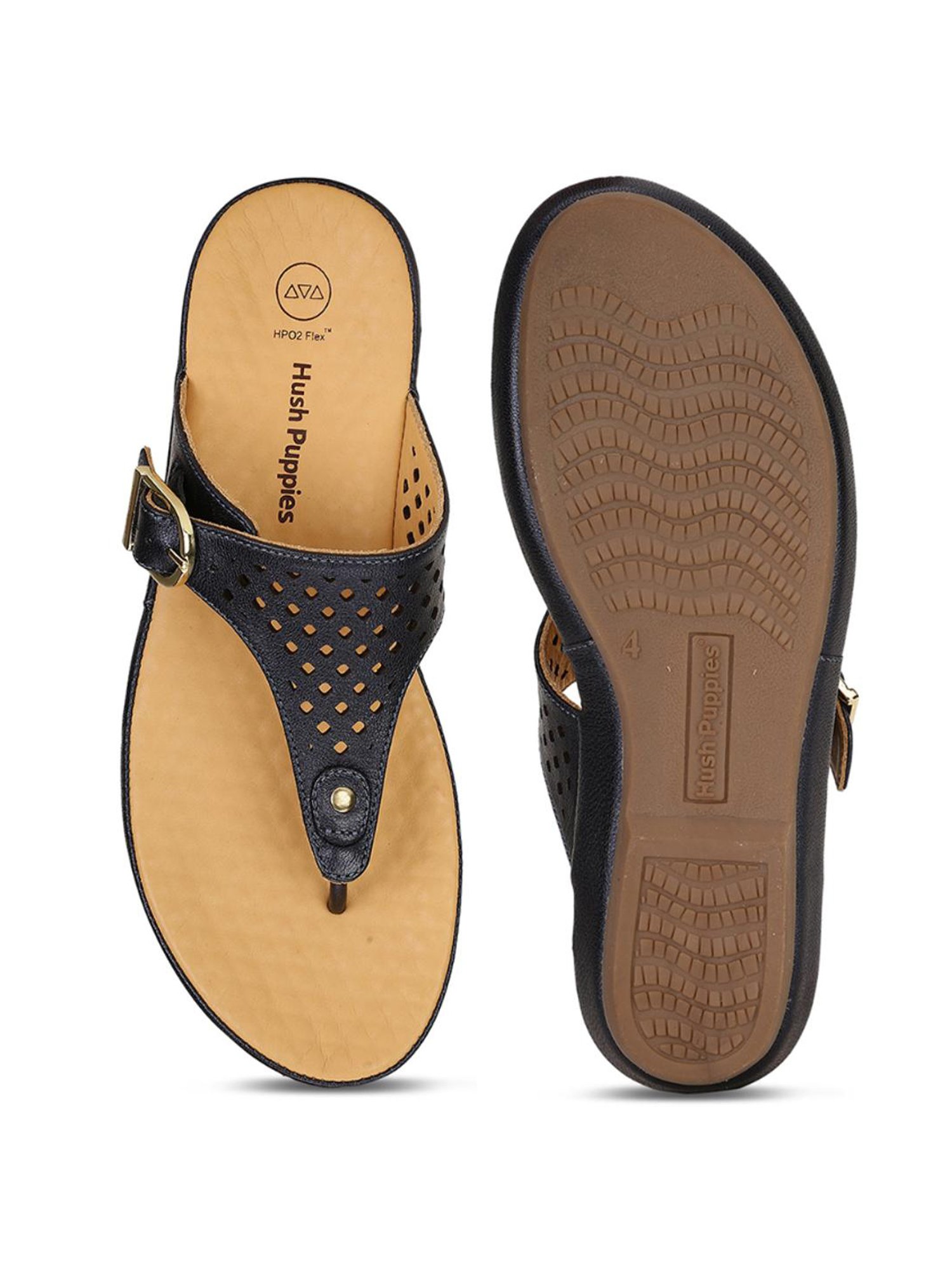 Hush Puppies by Bata Women's Navy Thong Sandals