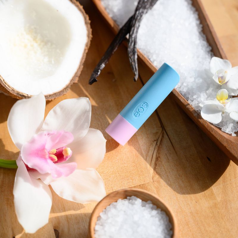 eos flavorlab Lip Balm Sticks - Beach Coconut & Eucalyptus - 2pk/0.280z