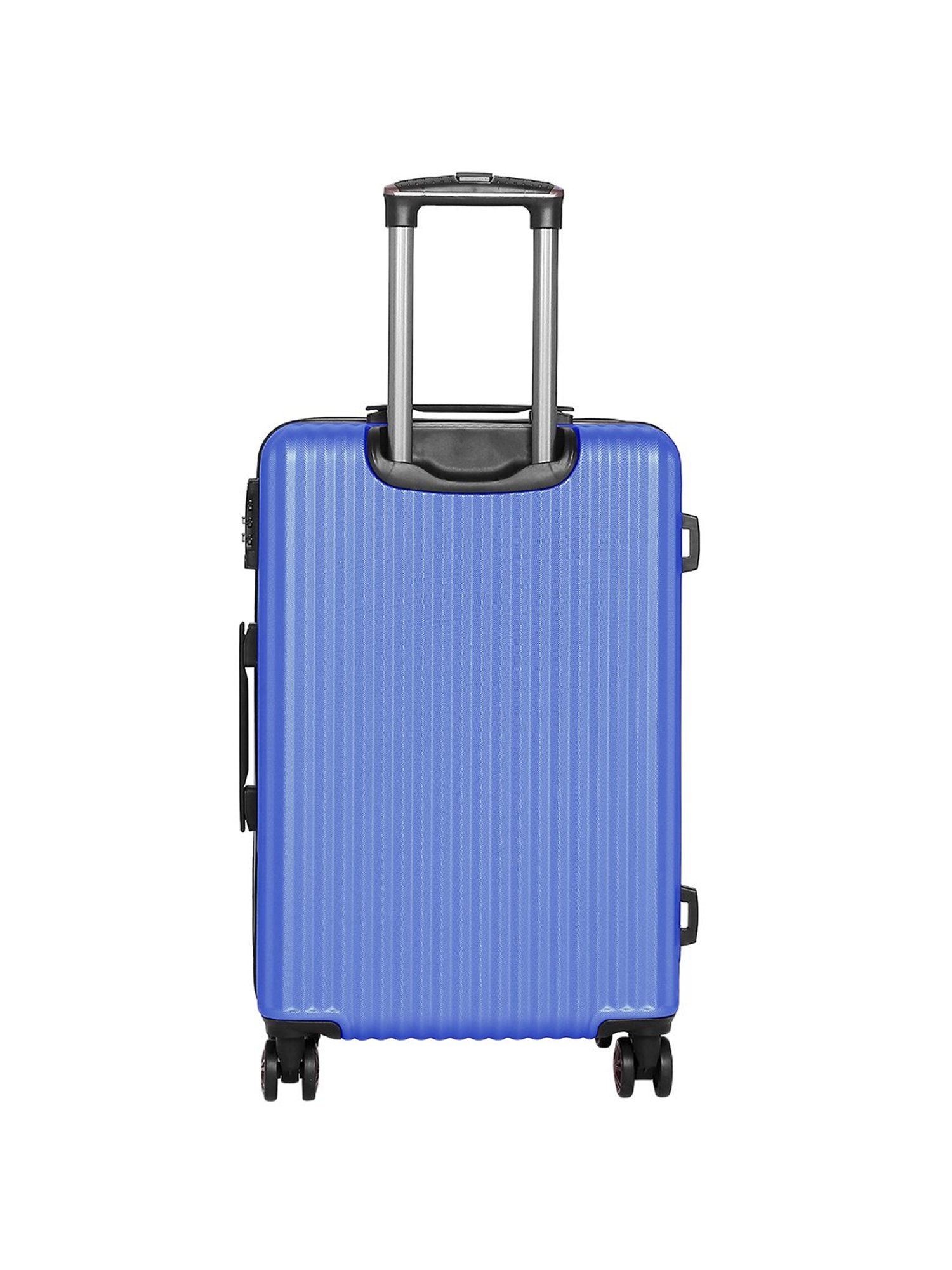 Swiss Brand Riga Blue Medium Hard Trolley Bag - 24 cm