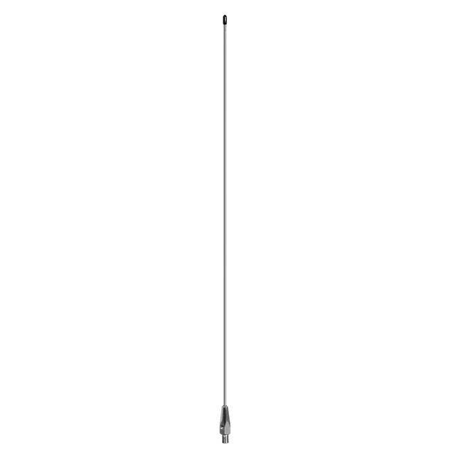 Procomm JBC1020C 102 in. Steel Whip with 0.38 x 24 in. Thread Crimp Style