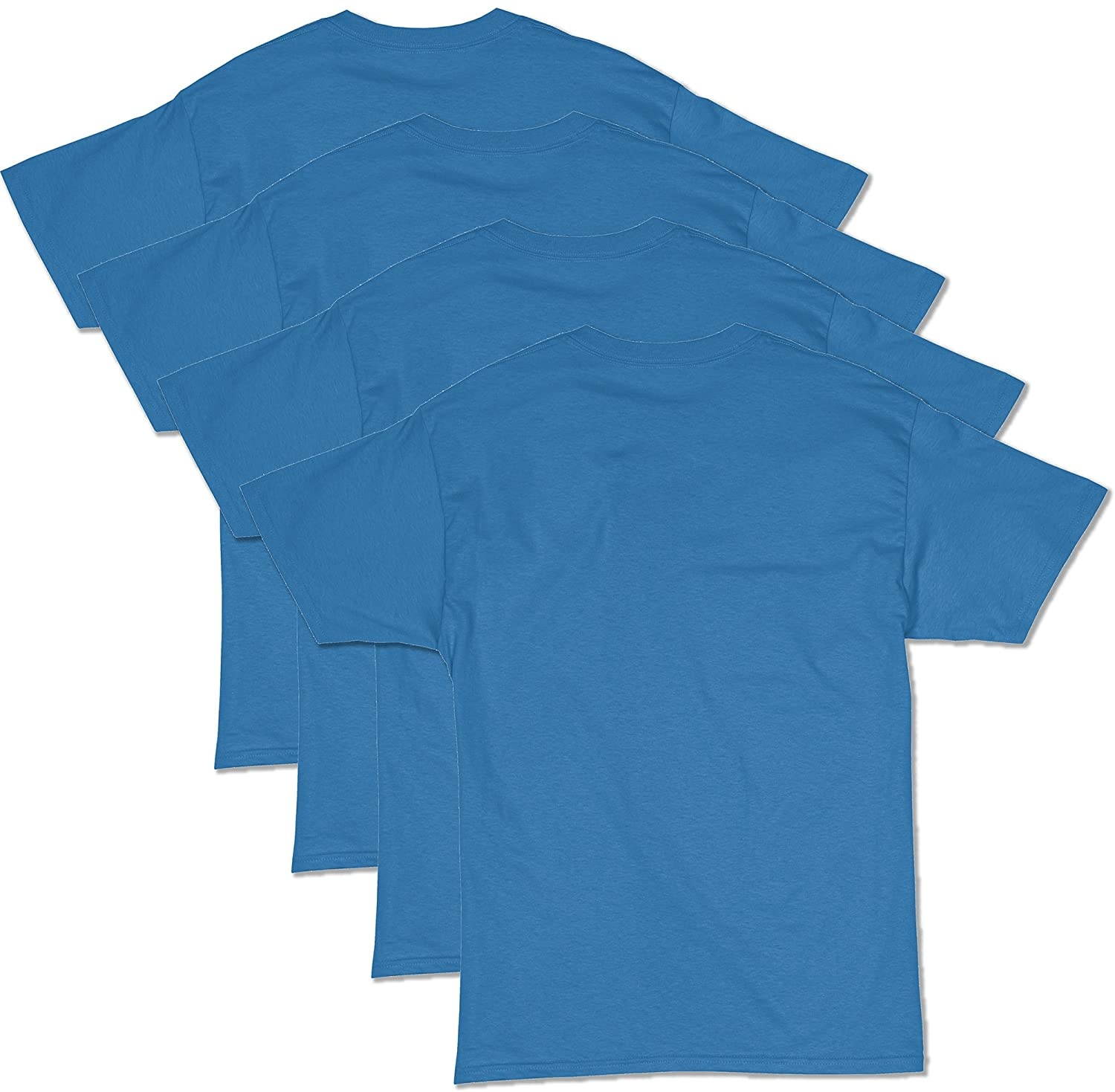 Hanes Men's ComfortSoft Short Sleeve T-Shirt (4 Pack )