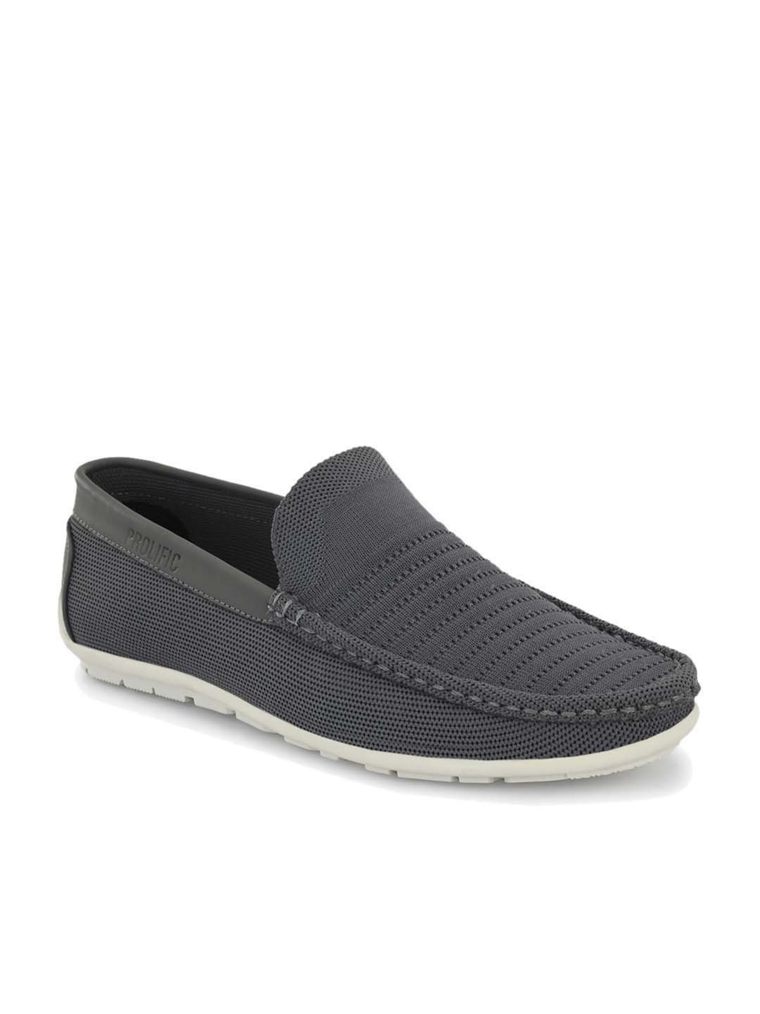 Prolific Men's Charcoal Grey Casual Loafers