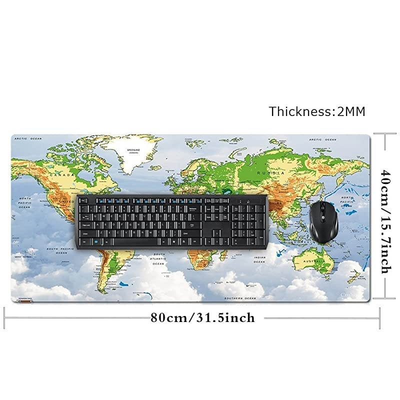 XXL Gaming Mouse Mat Extended Extra Large Mouse Pad 80x40 CYMap