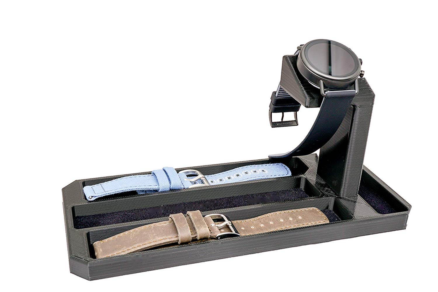 Artifex Design Stand Configured for Skagen Flaster 2 Connected HR Smartwatch Charging Stand, Artifex Charging Dock Stand, Will NOT FIT Skagen Falster 1 (Last Gen) Non HR Model! (Strap Combo)