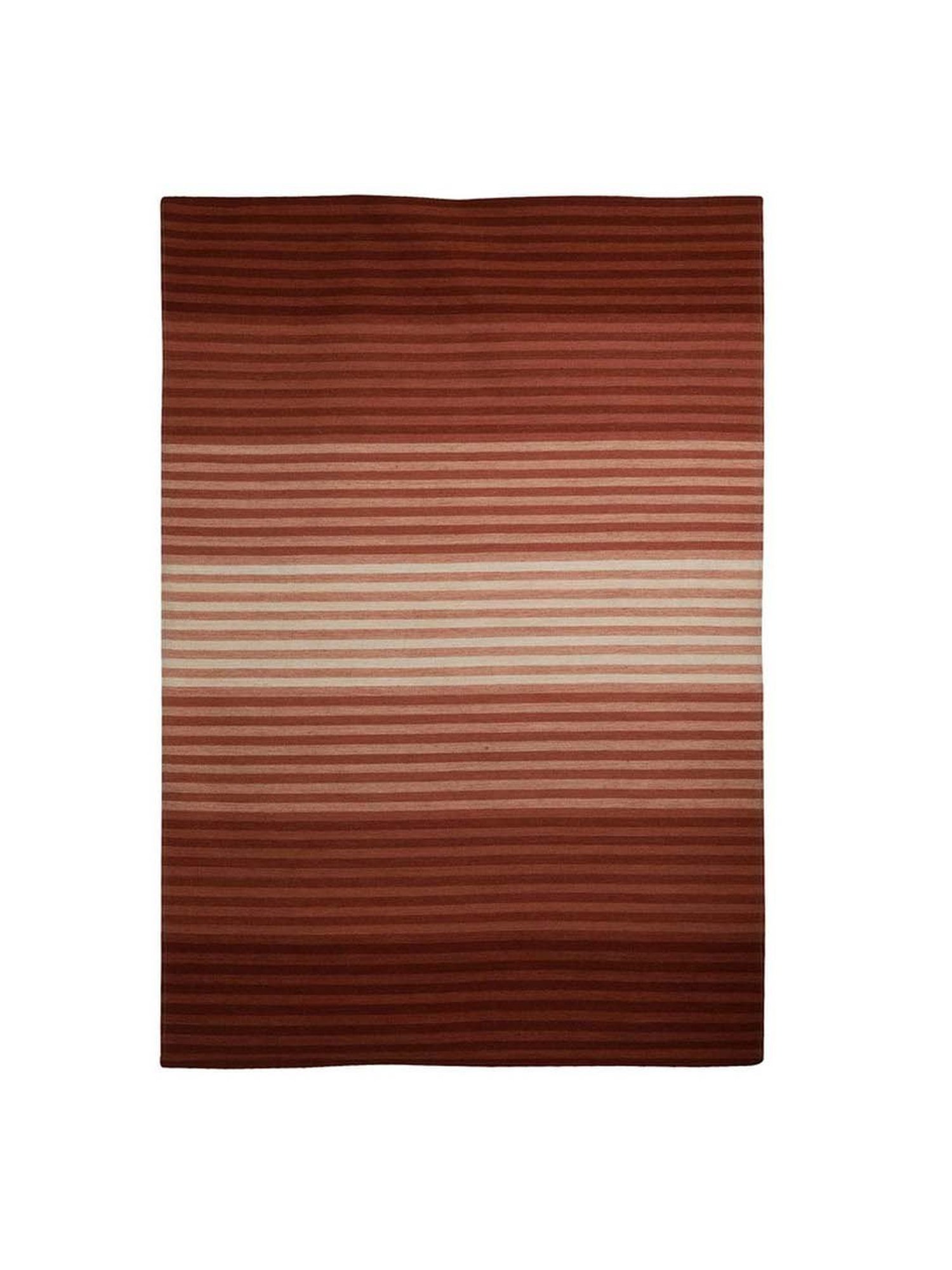 Pequra Red & Beige Wool XL Carpet - Set of 1