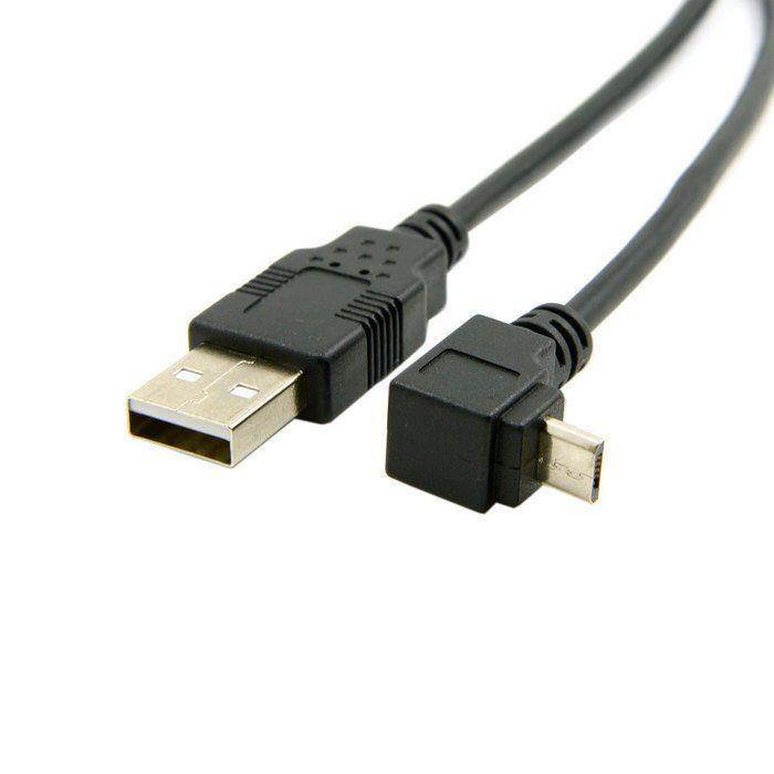 100cm Up Angled 90 Degree Micro USB Male to USB Data Charge Cable for Phone