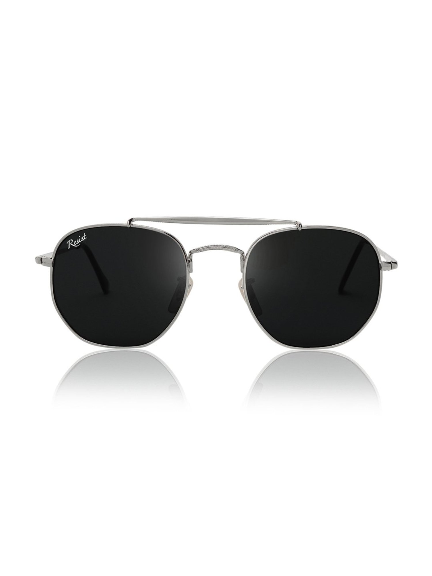 Resist Eyewear Black UV Protection Unisex Sunglasses