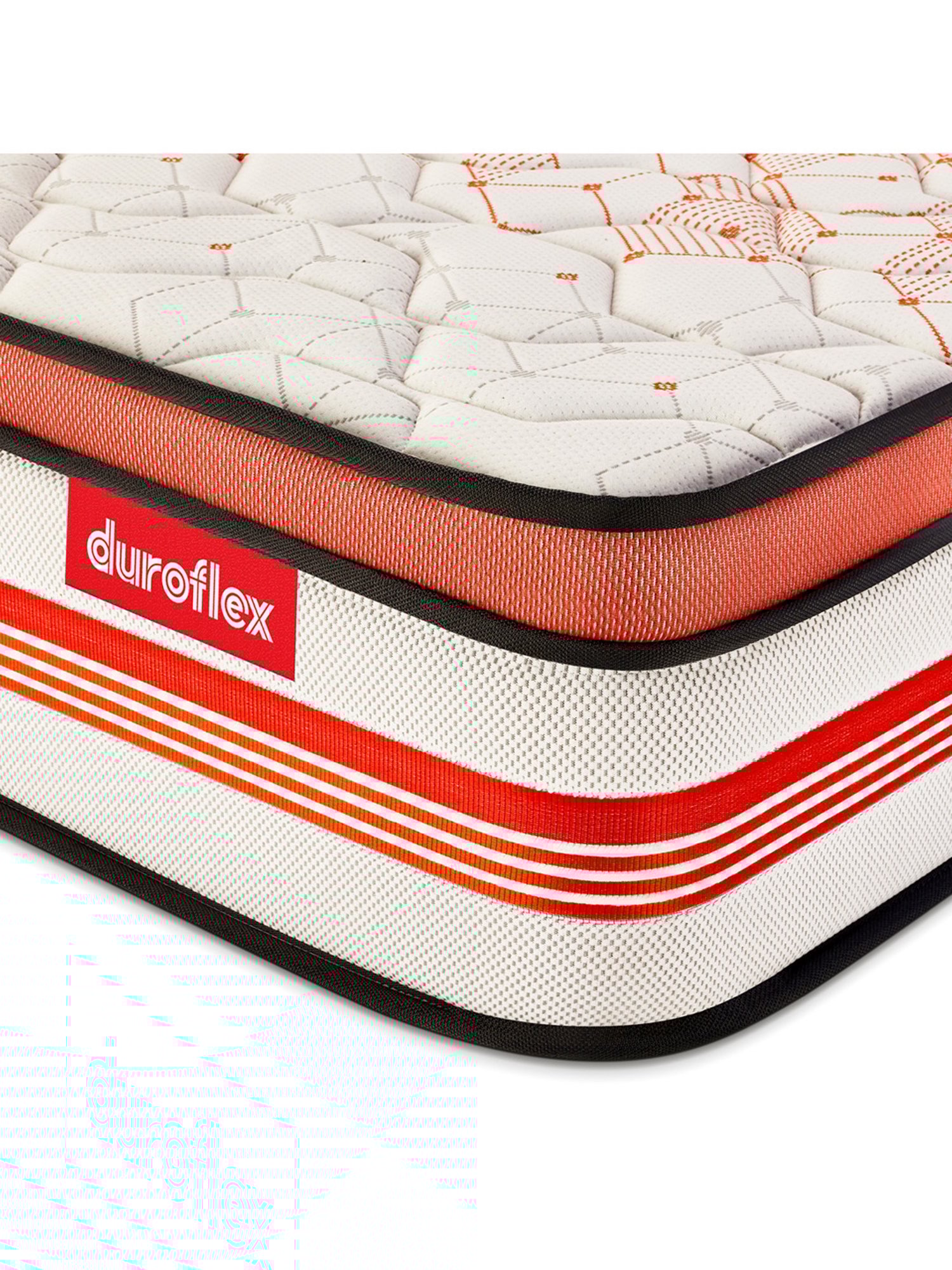 Duroflex Propel Plus Cream Foam Pocket Spring Mattress - Single Size (72 in. L x 36 in. W)