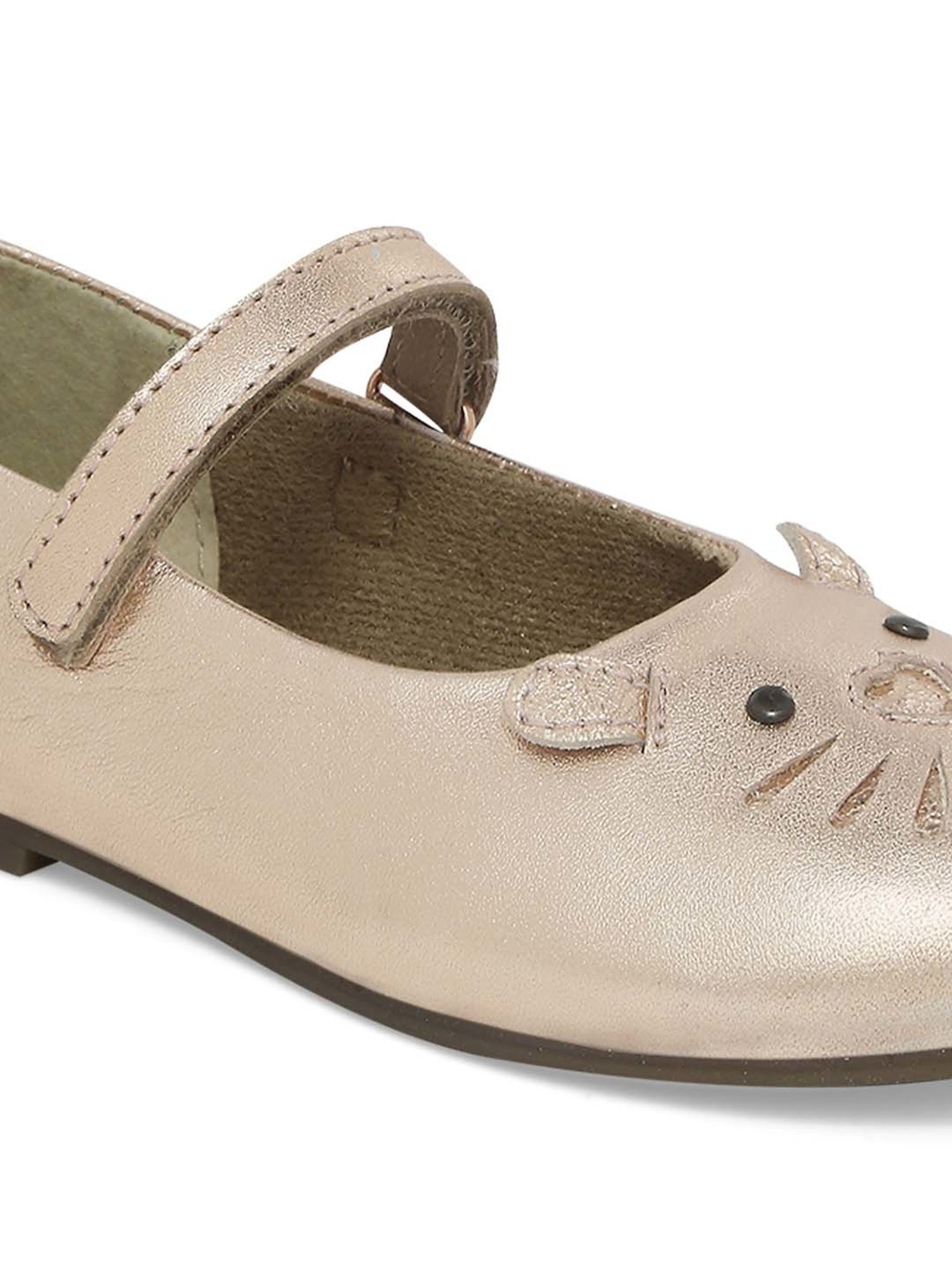 Aria Nica Kids Kitty Peach Mary Jane Shoes