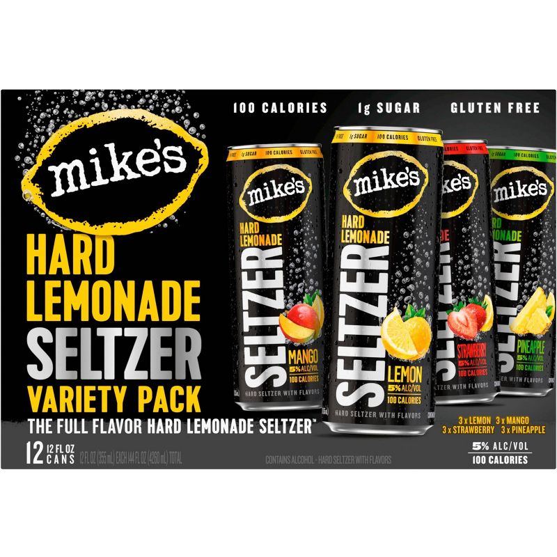 Mike's Hard Lemonade Seltzer Variety Pack- 12pk/12 fl oz Cans