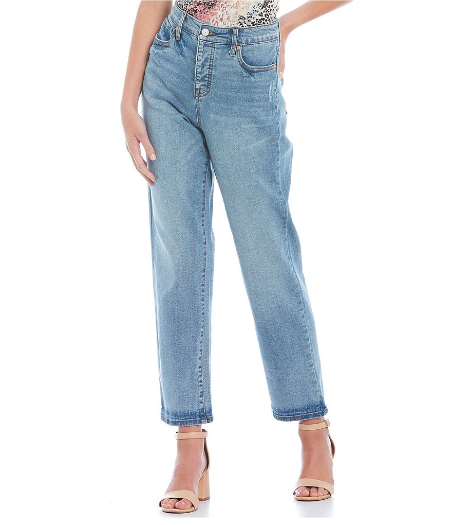 Silver Jeans Co. Highly Desirable Raw Edge Straight Jeans