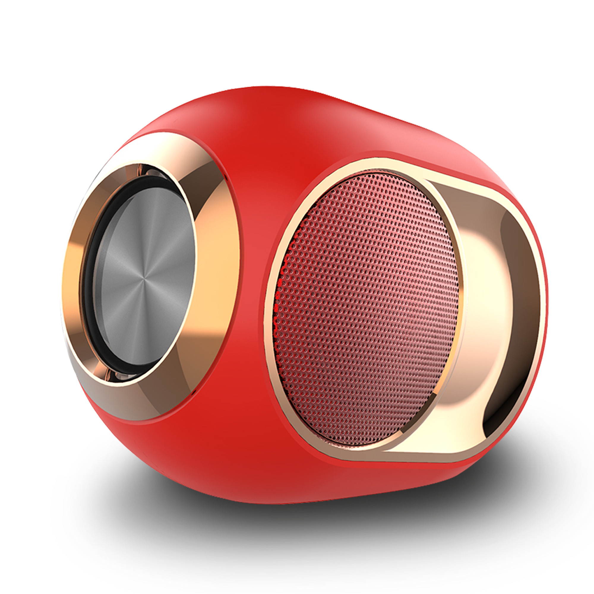 Sound Town X6 Waterproof Portable Bluetooth Speaker, TWS Bluetooth, IPX54, Stereo Sound, Built-in Mic for Phone Calls, for Home and Outdoor, Red (X6-RD)