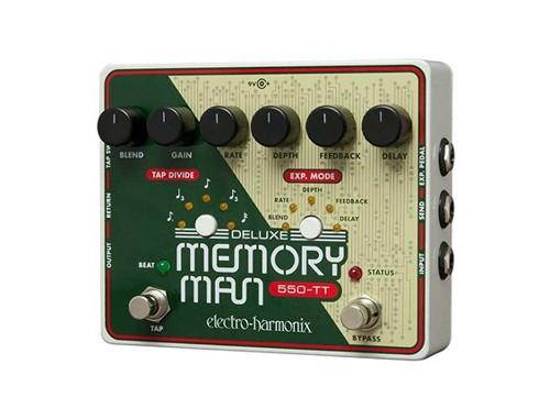 Electro-Harmonix Deluxe Memory Man Tap Tempo 550 Effect Pedal