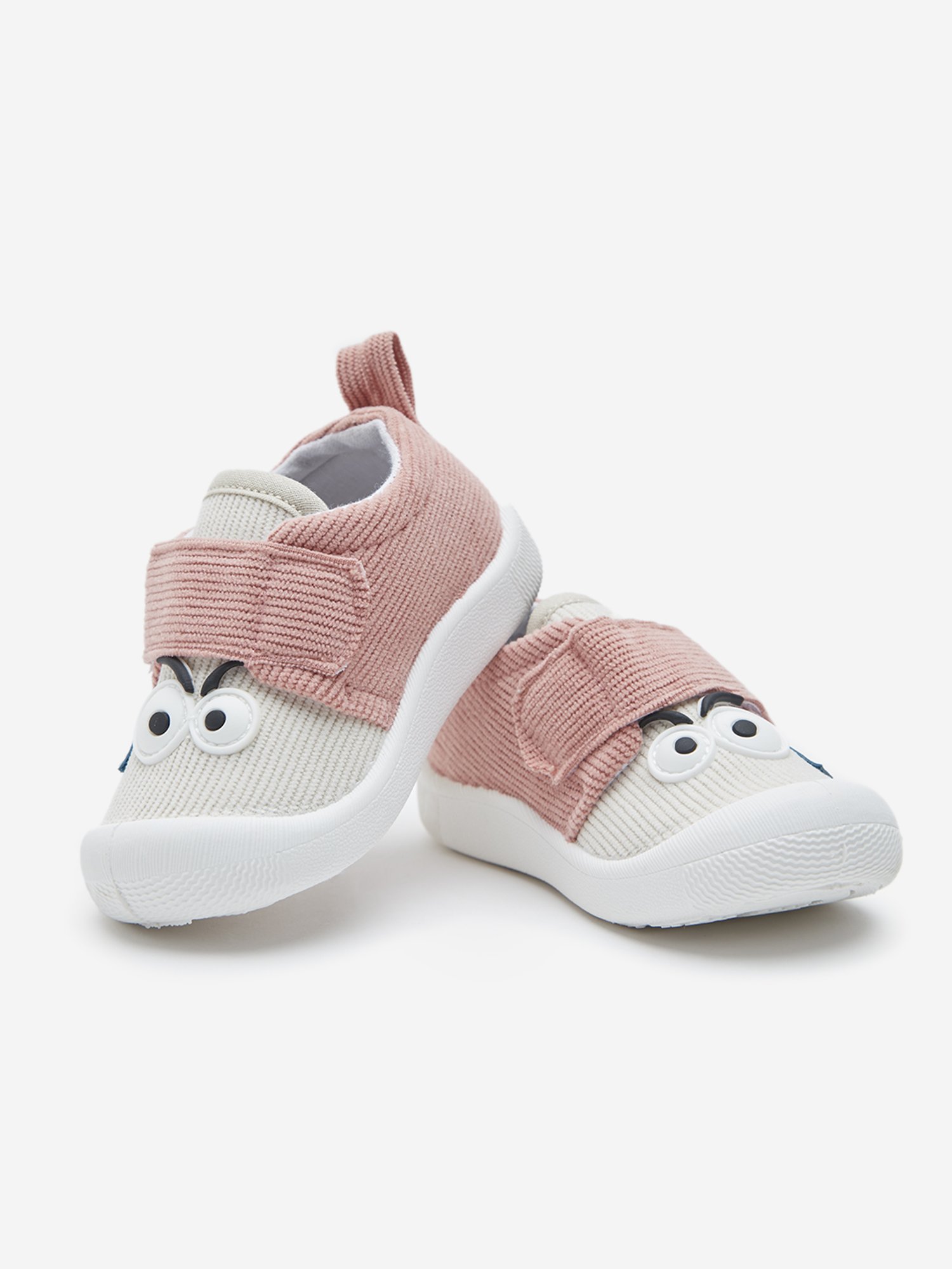 Yellow by Westside Coral Colour-Blocked Velcro Shoes