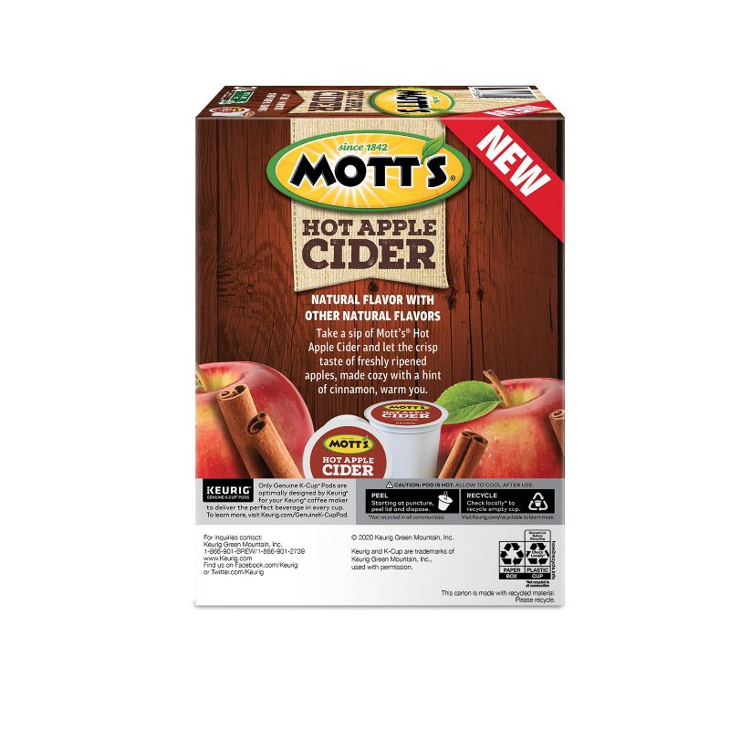 Mott's Hot Apple Cider Keurig K-Cup Pods - 24ct