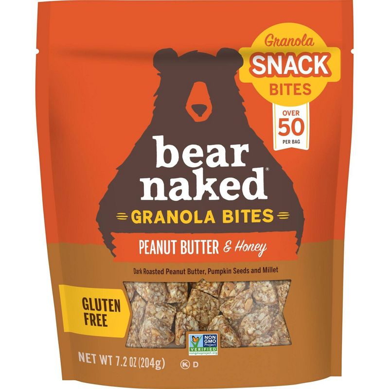 Bear Naked Gluten Free Peanut Butter & Honey Granola Bites - 7oz
