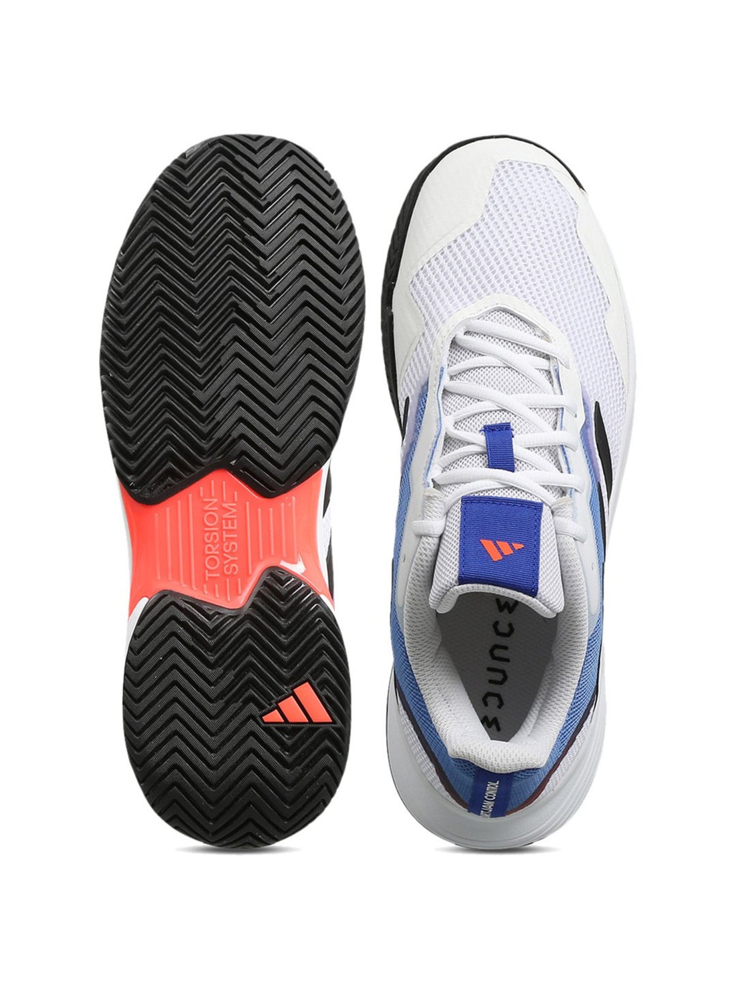 Adidas Men's CourtJam Control M White Tennis Shoes