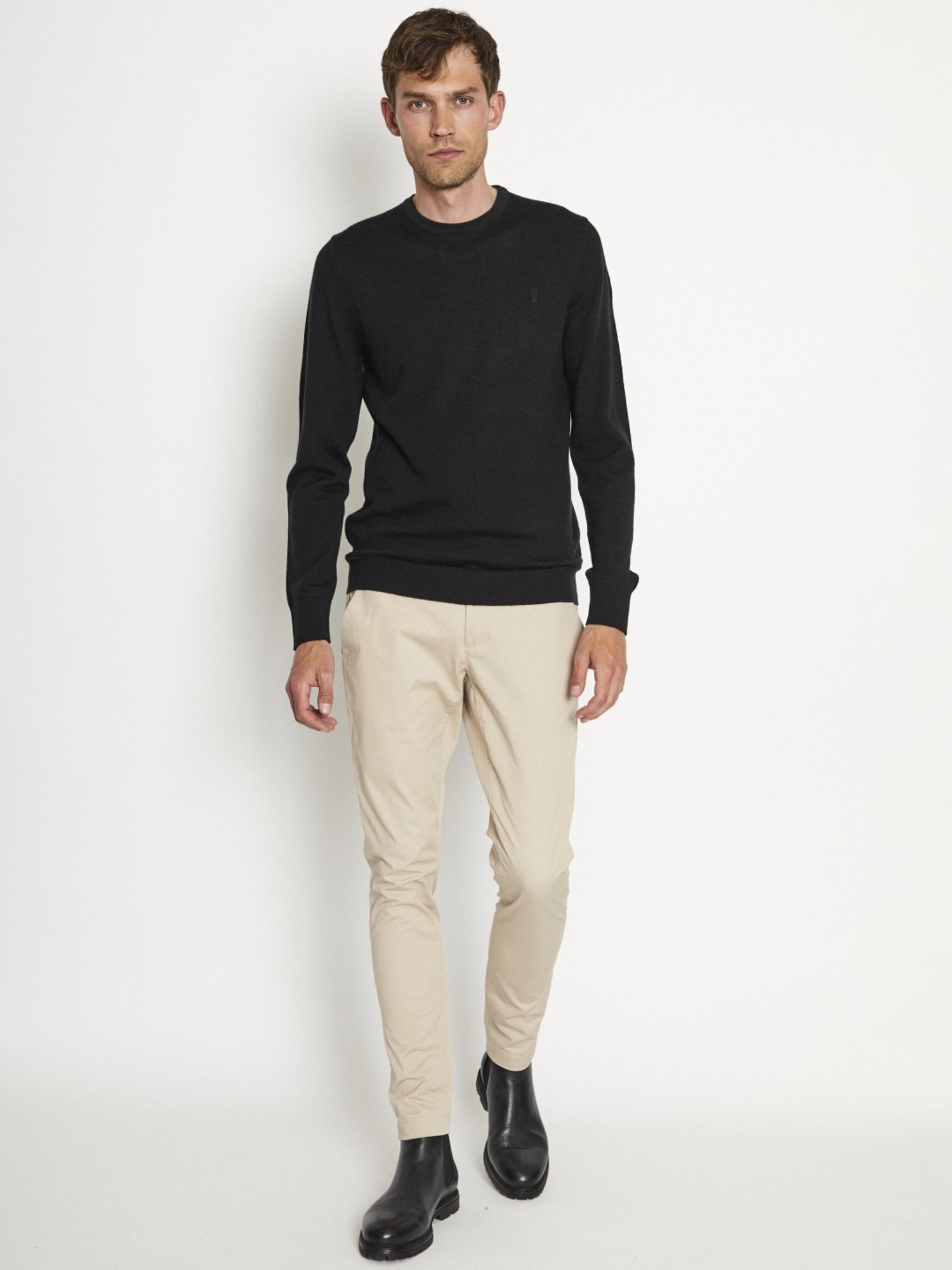 Bruun & Stengade Black Regular Fit Sweater