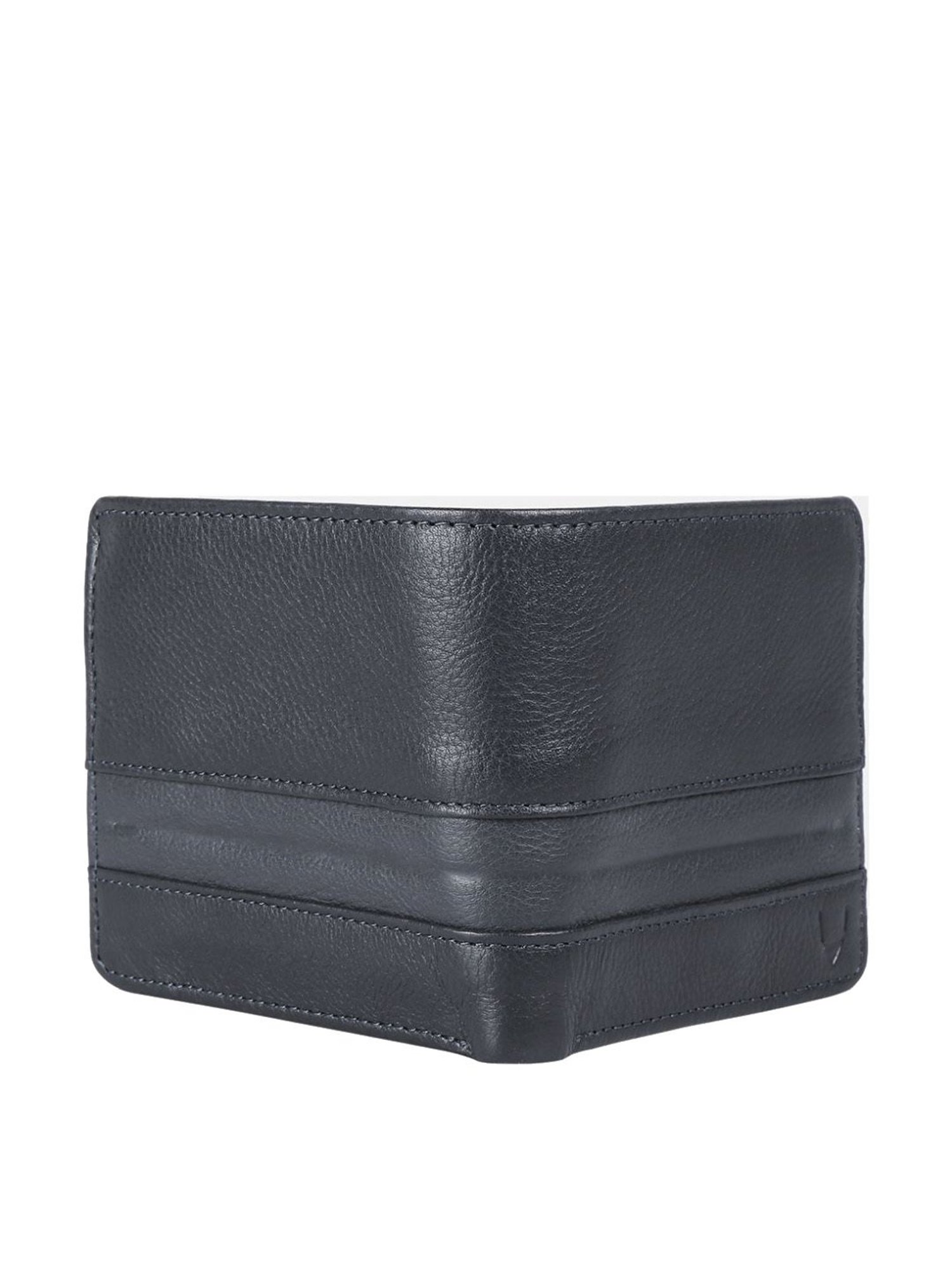 Hidesign 286-010F RF Navy Casual Leather Rfid Bi-Fold Wallet for Men