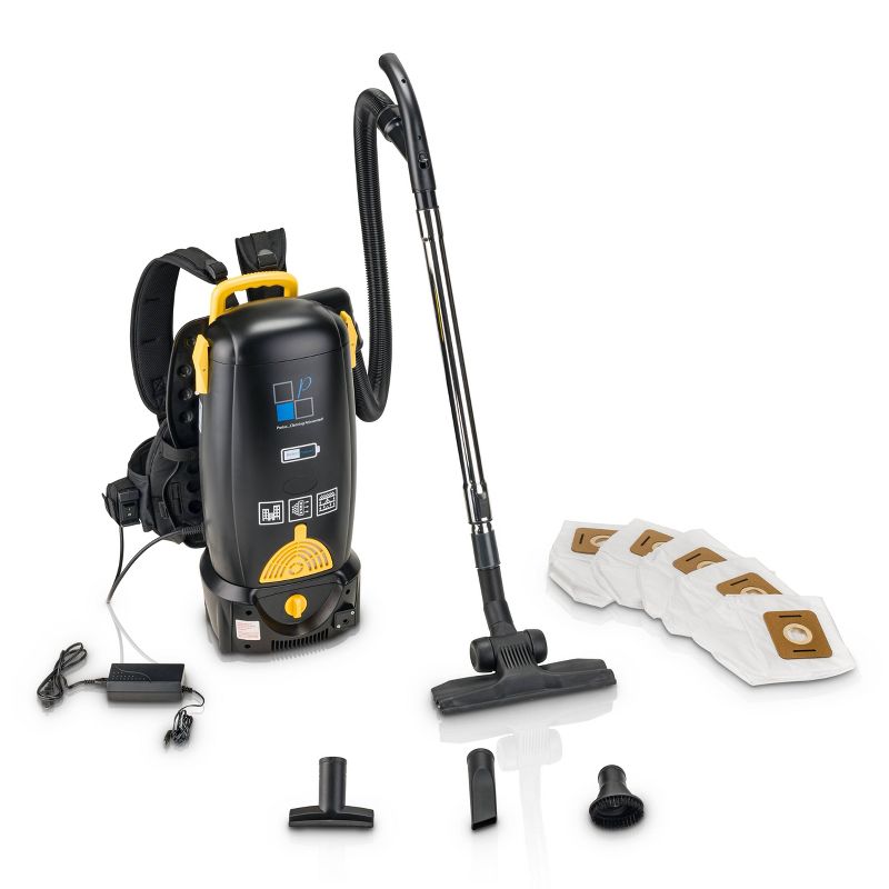 Prolux 8qt Battery Powered Backpack Vacuum - Black