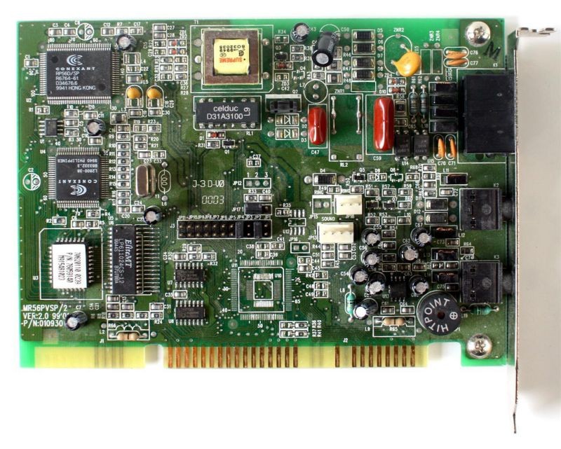 AOpen FM56-ITU/2 ISA Modem Fax/Modem/Voice, MR56PVSP/2 VER.2.0