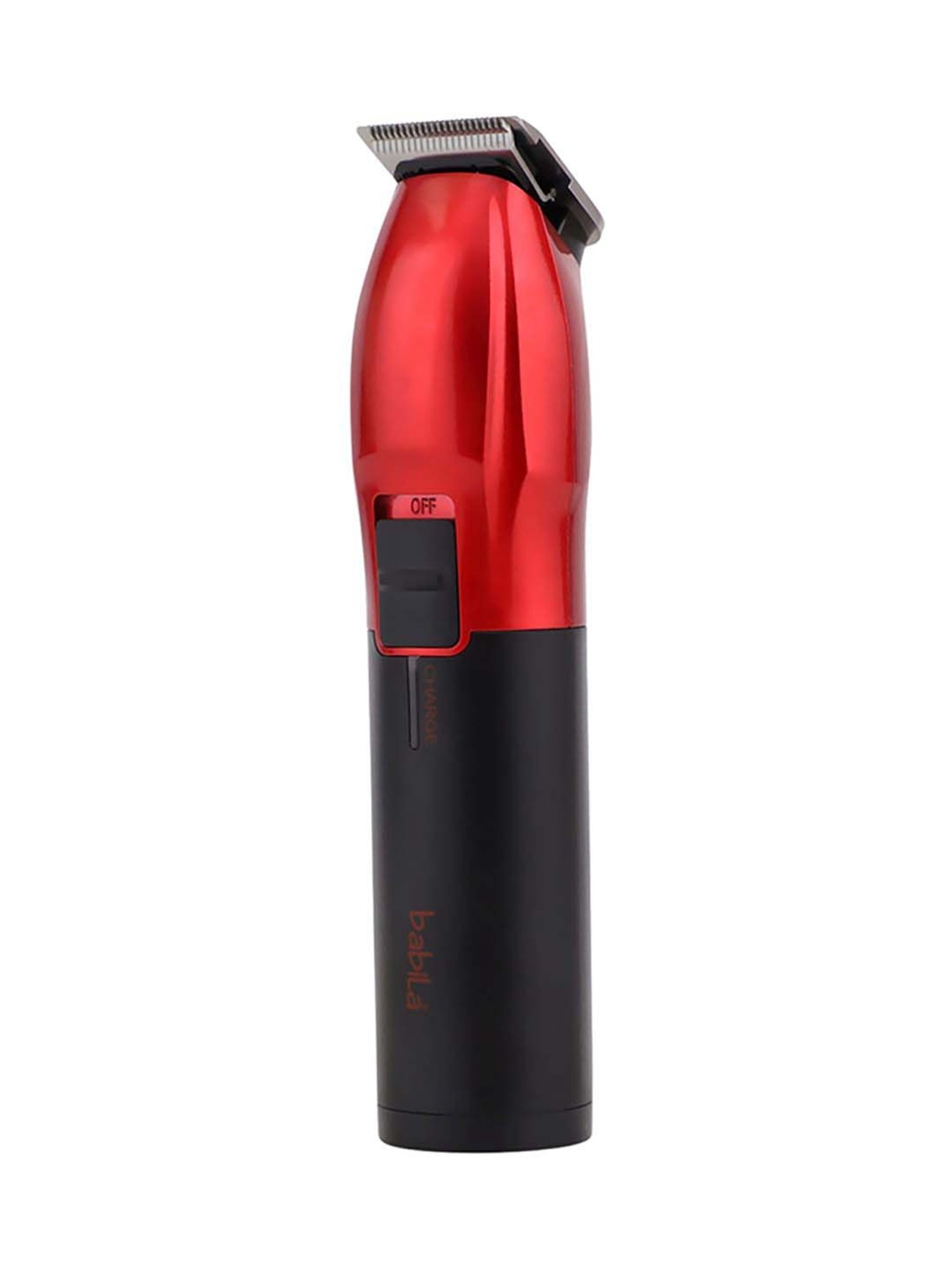 Babila BBT-E59 Hunk Beard Corded and Cordless Trimmer - 45 Mins Runtime (Red)