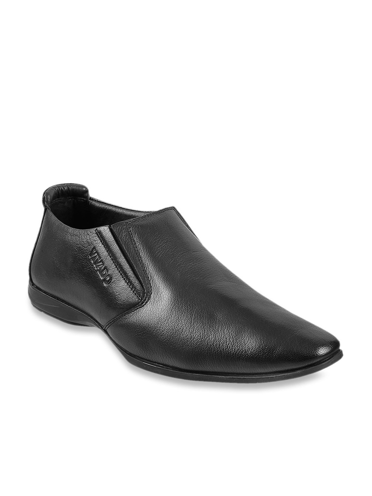Vivado by Walkway Men's Black Formal Slip-Ons