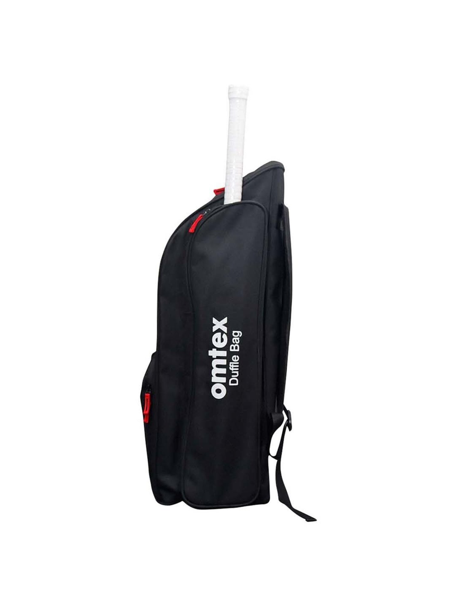 Omtex Black Cricket Duffle Kit Bag for Senior Cricketers