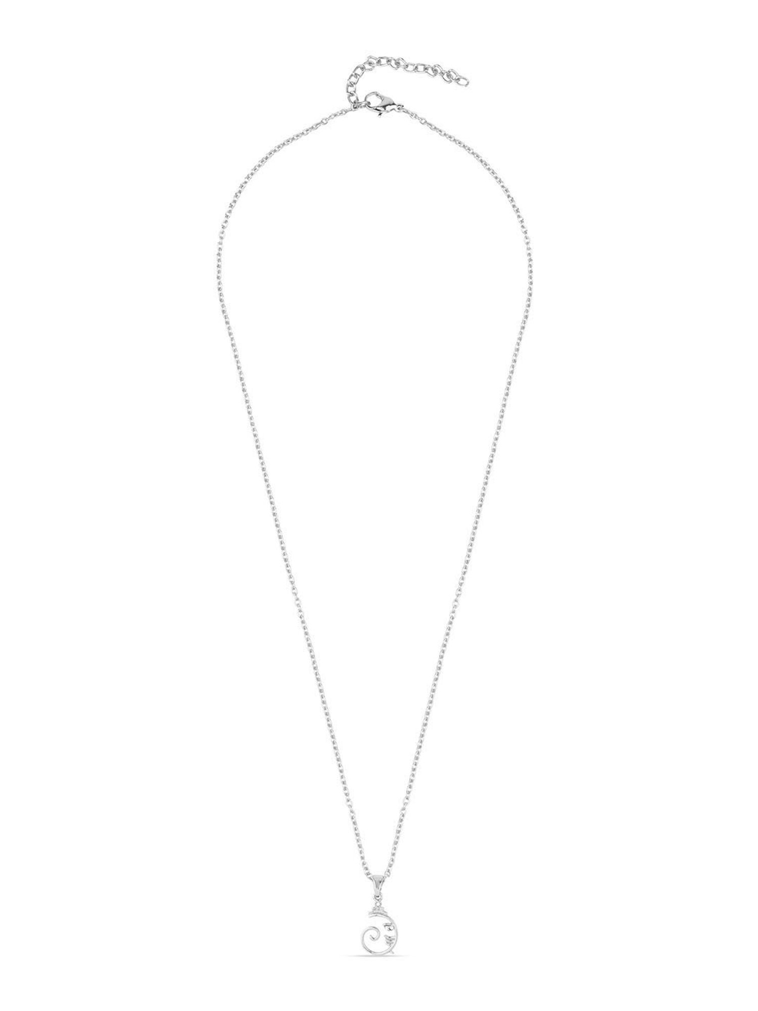 The Bro Code Silver-Plated Ganesh Pendant Necklace for Men