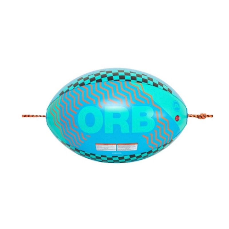 Airhead AHOR-12 Orb 60 Foot 4,100 Pound Tensile Strength Towable Boating Lake Tube Tow Rope Ball, Blue