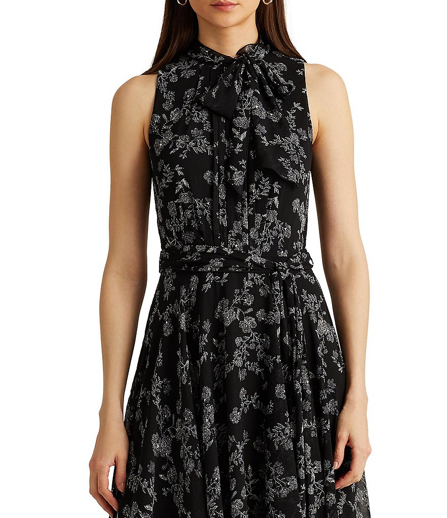 Jkara Chiffon Popover Beaded V-Neck 3/4 Capelet Sleeve Gown