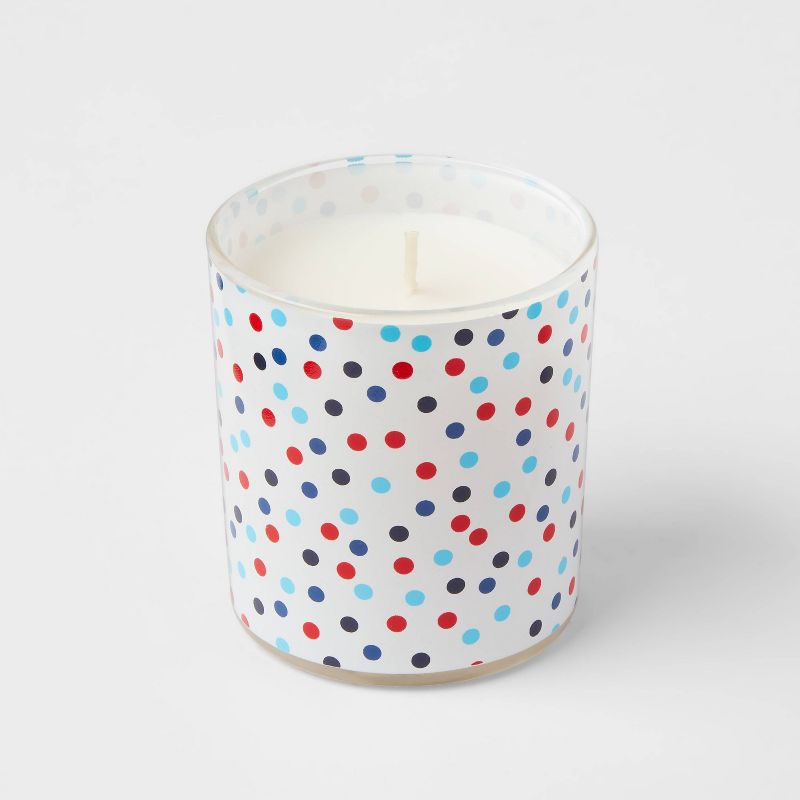 5.5oz Americana Glass Jar Cotton Candy Candle - Sun Squad™