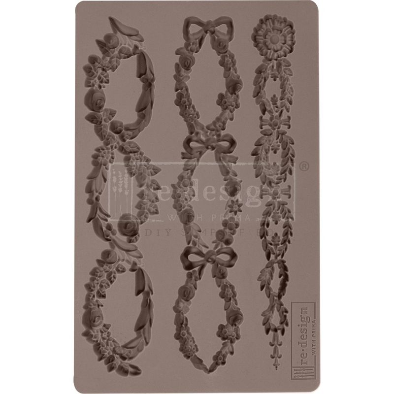Prima Marketing Re-Design Mould 5"X8"X8mm-Floral Chain