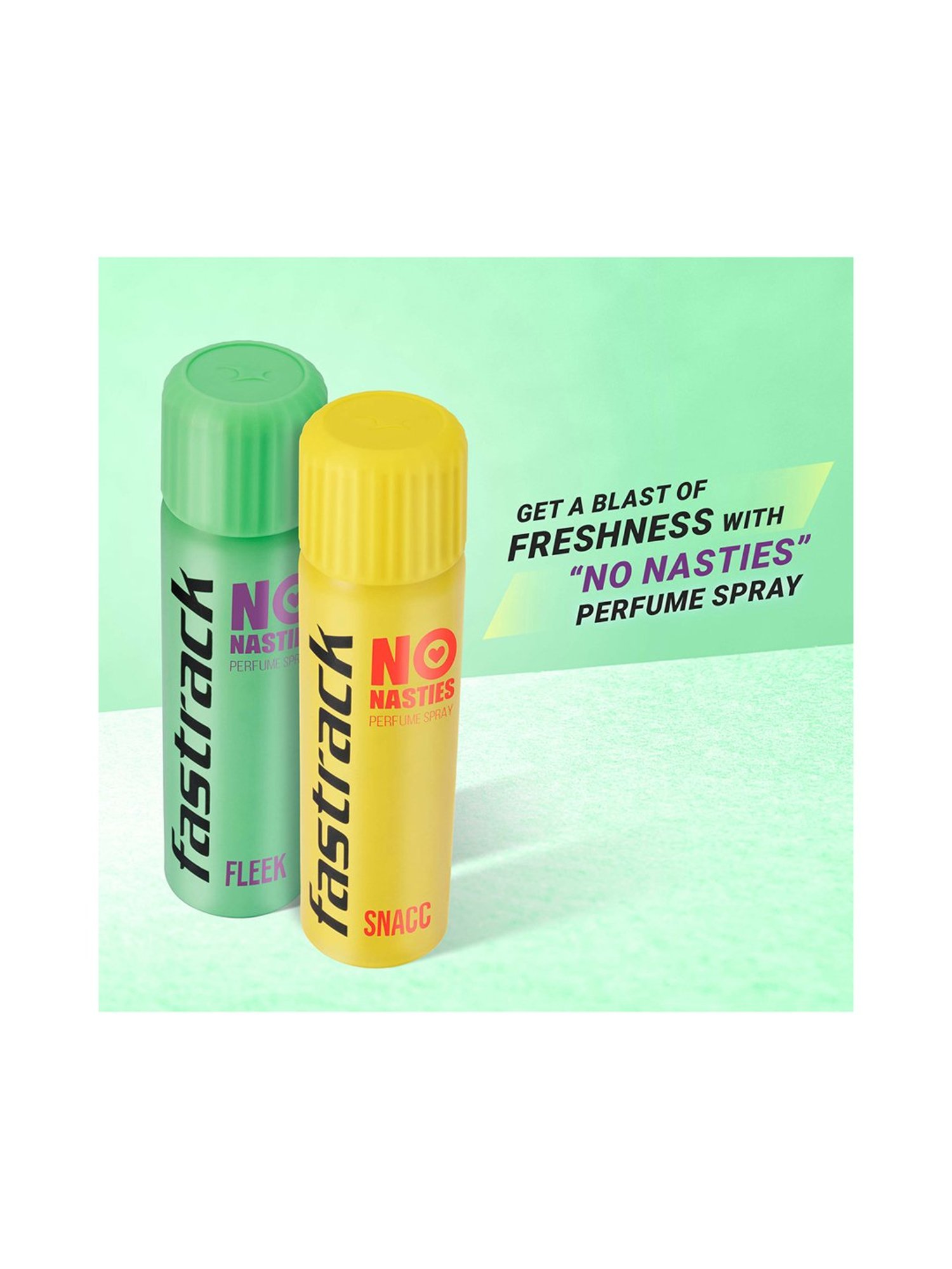 Fastrack No Nasties Fleek And Snacc Perfume Spray - Pack of 2
